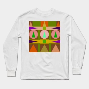 Multicolored Afro Design Long Sleeve T-Shirt